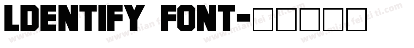 ldentify font字体转换
